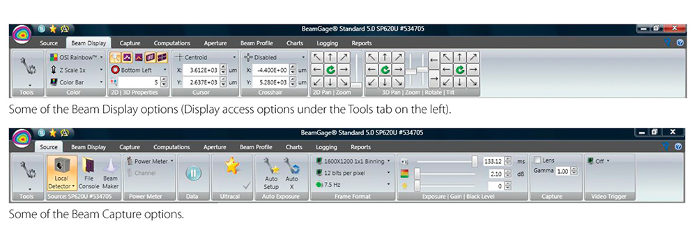 Ophir beamgage software